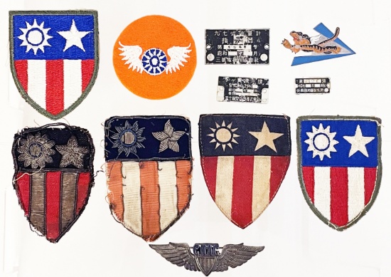 WWII USAAF CNAC WINGS & CBI PATCHES