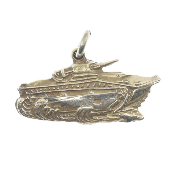 10K GOLD TANK PENDANT OR CHARM