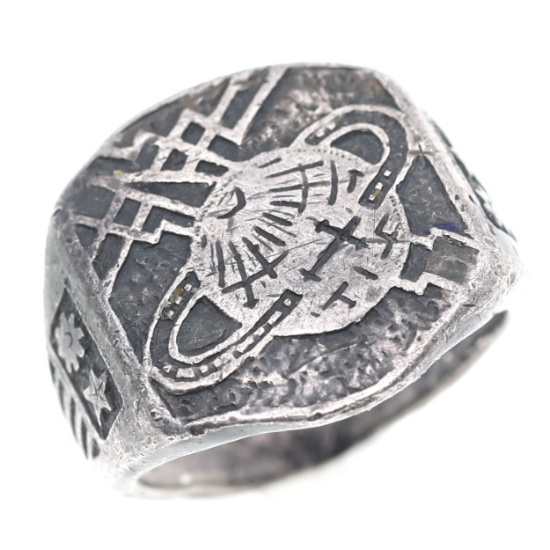 WWII US ARMY AIRWAYS COMMUNICATION SYSTEMS RING