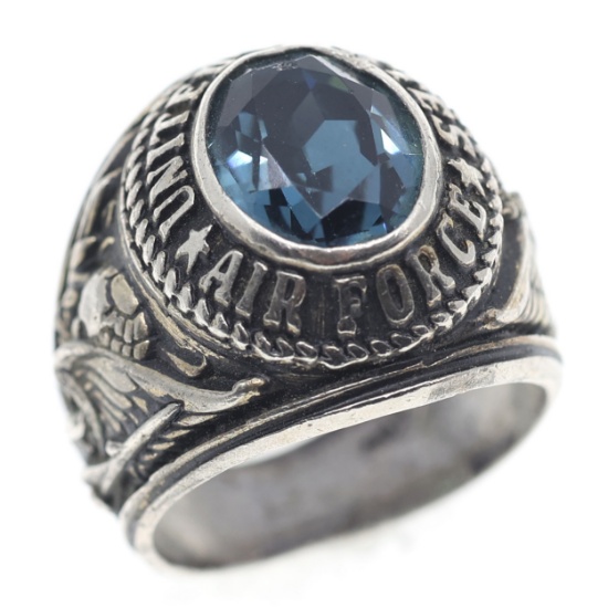 US AIR FORCE STERLING SILVER SIGNET RING