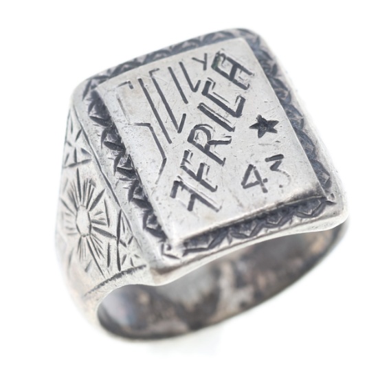 WWII UNITED STATES AFRICA SICILY THEATER MADE RING