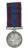 NORTH WEST CANADA 1885 NAMED SILVER MEDAL