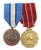CANADIAN MILITARY NAMED MOUNTED MEDALS BAR