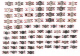 WWII STERLING ARMY NAVY PRODUCTION BADGES