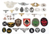 WWII GERMAN LUFTWAFFE / POLICE INSIGNIA & PATCHES