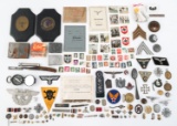 WWII GERMAN ARMY & LUFTWAFFE INSIGNIA LOT