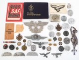 WWII GERMAN BOOKLETS / BADGES / TINNIES & INSIGNIA