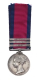 BRITISH MILITARY GEN. SERVICE SILVER MEDAL 1848