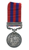 BRITISH INDIA SAMANA 1891 SILVER SERVICE MEDAL