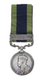 BRITISH INDIA GEORGE V GEN. SERVICE SILVER MEDAL