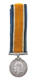 WWI BRITISH GEORGE V SILVER WAR MEDAL