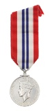 UNITED KINGDOM GEORGE VI COURAGE & FREEDOM MEDAL