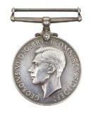 BRITISH GEORGE VI ROYAL NAVY LONG SERVICE MEDAL