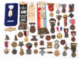 SPAN-AM - WWI G.A.R., AMERICAN LEGION MEDALS LOT