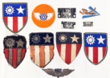 WWII USAAF CNAC WINGS & CBI PATCHES