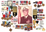 US NAVY CAPTAIN MEDAL & INSIGNIA GROUPING
