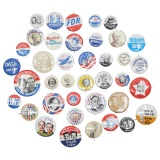 1950s - 1970s US POLITICAL CAMPAIGN BUTTONS