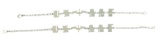 10K GOLD US ARMY AIR FORCE SWEETHEART BRACELETS