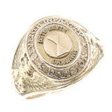 WWII 10K GOLD 7th INFANTRY DIVISION OKINAWA RING