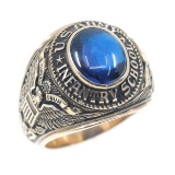 10K GOLD US INFANTRY SCHOOL OCS 1975 SIGNET RING