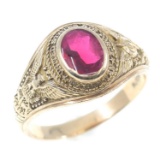 10K GOLD US AIR FORCE TECHNICIAN SIGNET RING