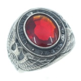 WWII UNITED STATES ARMY SILVER SIGNET RING