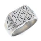 WWII UNITED STATES TUNISIA 1944 THEATER MADE RING