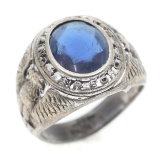 WWII US AIR FORCE SILVER SIGNET RING
