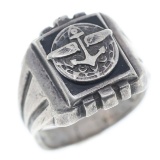 BOY SCOUTS BSA EXPLORER STERLING SILVER RING