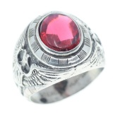 UNITED STATES NAVY STERLING SILVER SIGNET RING