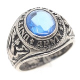 US ARMY STERLING SILVER SIGNET RING