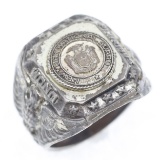 US COAST GUARD STERLING SILVER SIGNET RING