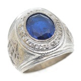 US NAVY STERLING SILVER SIGNET RING