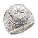 US NAVY STERLING SILVER SIGNET RING