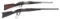 SAVAGE MODEL 99 LEVER ACTION RIFLES - LOT OF 2