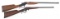 SAVAGE FALLING BLOCK 22 LR CALIBER RIFLES LOT OF 2