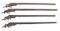 H&R TOPPER M48 BARRELED SHOTGUN RECEIVERS LOT OF 4