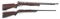 MOSSBERG & REMINGTON .22 LR CALIBER RIFLES