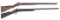 PERCUSSION SHOTGUNS FOR PARTS OR REPAIR LOT OF 2