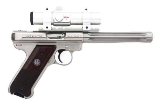 RUGER MK III TARGET HUNTER .22 LR CALIBER PISTOL