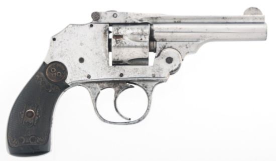 IVER JOHNSON .38 CAL HAMMERLESS SAFETY REVOLVER
