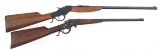 SAVAGE FALLING BLOCK 22 LR CALIBER RIFLES LOT OF 2