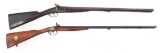 PERCUSSION SHOTGUNS FOR PARTS OR REPAIR
