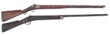 PERCUSSION SHOTGUNS FOR PARTS OR REPAIR LOT OF 2