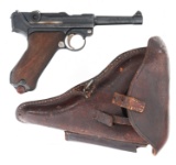 WWI GERMAN DWM MODEL 1916 9mm LUGER PISTOL