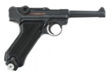 WWII GERMAN S/42 CODE MAUSER P08 9mm LUGER PISTOL