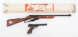 LUCKY MCDANIELS BB RIFLE & CROSMAN BB PISTOL