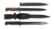 WWII GERMAN K98 COMBAT BAYONET LOT OF 2