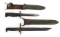 WWII - COLD WAR US ARMY BAYONET LOT OF 2