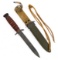 WWII US M3 COMBAT KNIFE / M8 SCABBARD & BOX